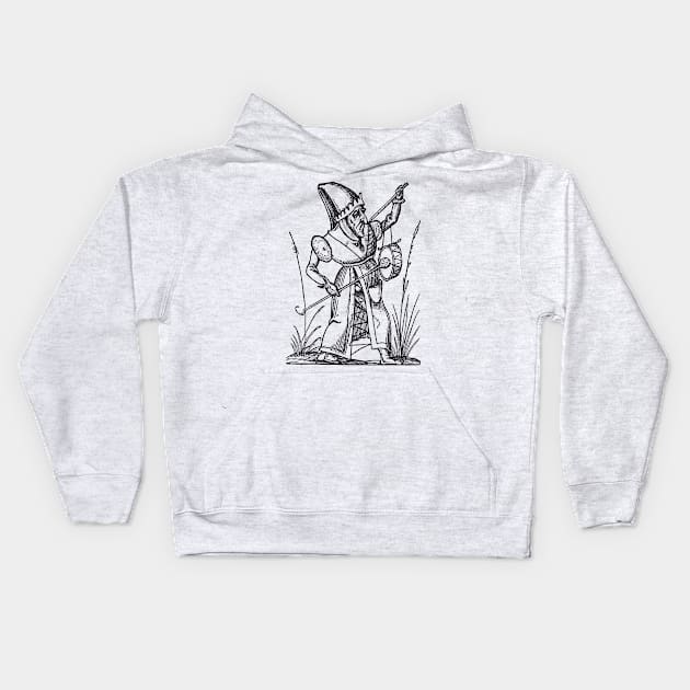 Grotesque #104 The Drolatic Dreams of Pantagruel (1565) Kids Hoodie by n23tees